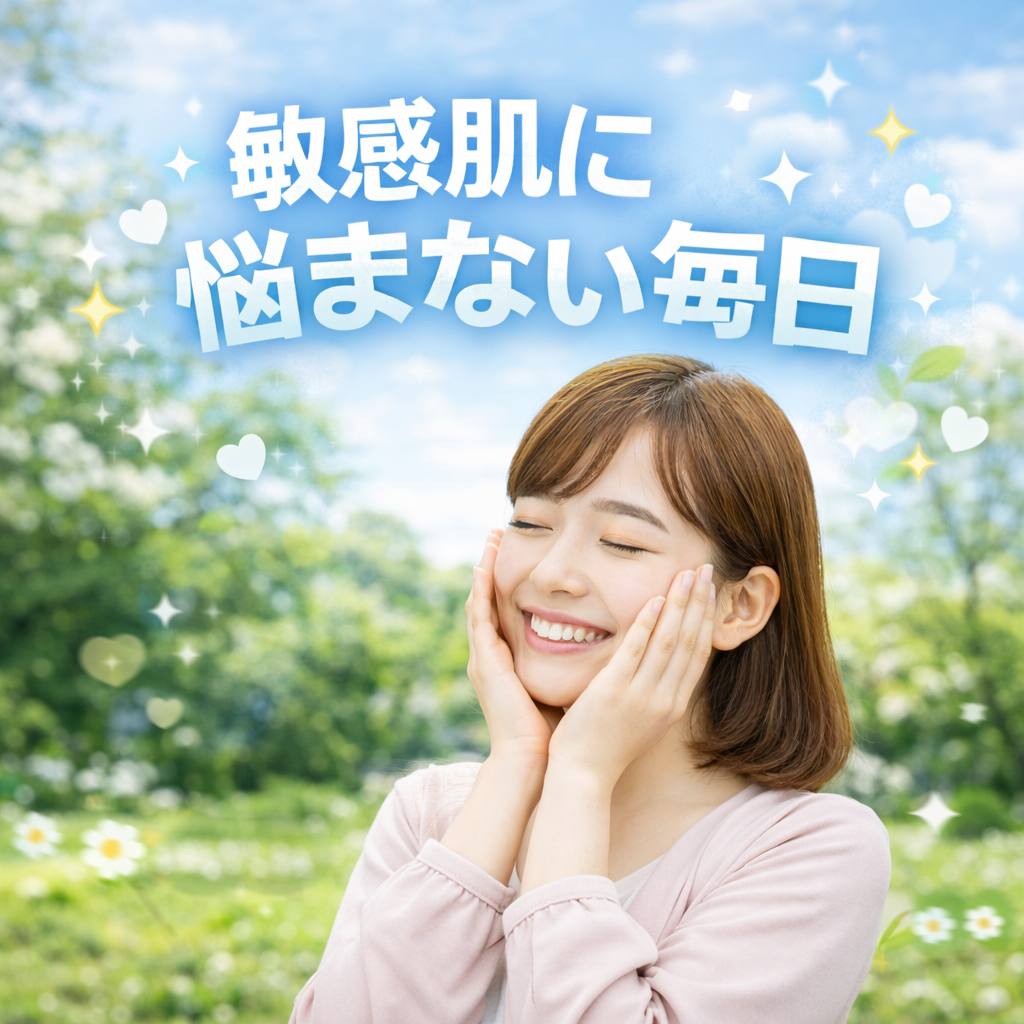 敏感肌に悩まない毎日